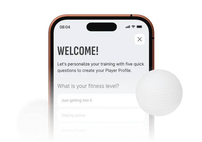 Image of a phone with welcome screen.