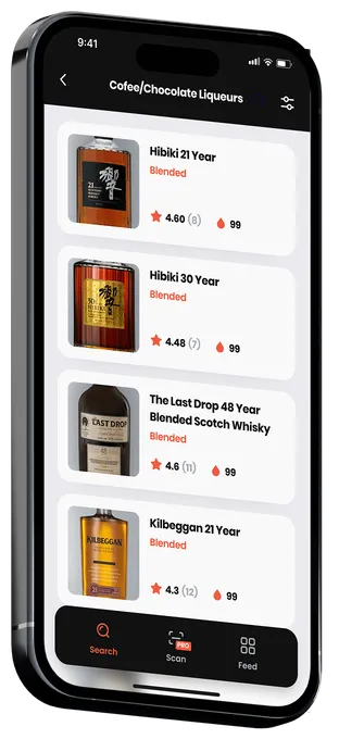 Image of a phone with the app screen.