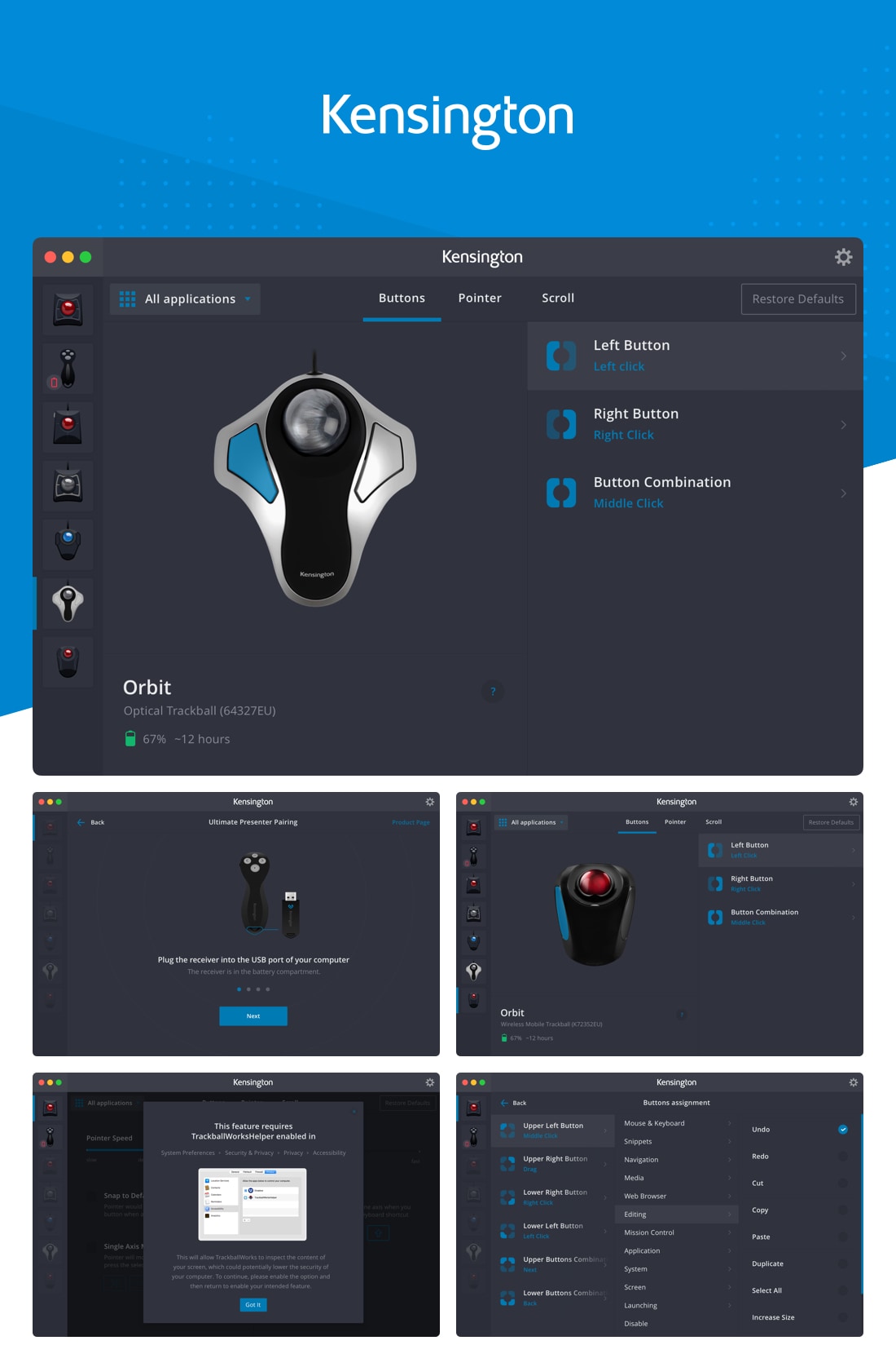 Kensington Desktop App Screenshot 1